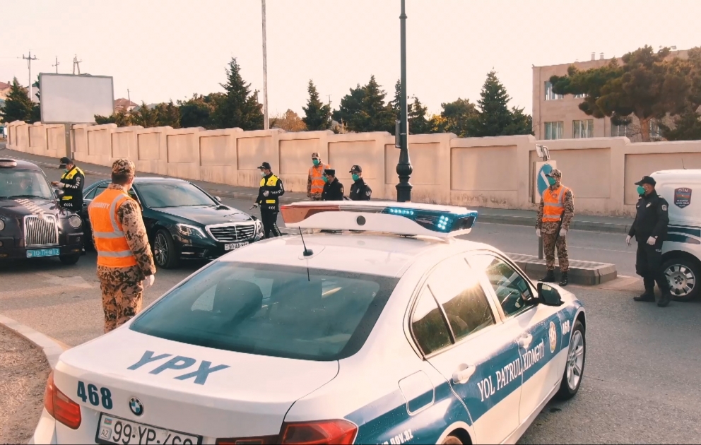 Xüsusi karantin rejimində yol polisi necə işlədi? VİDEOÇARX