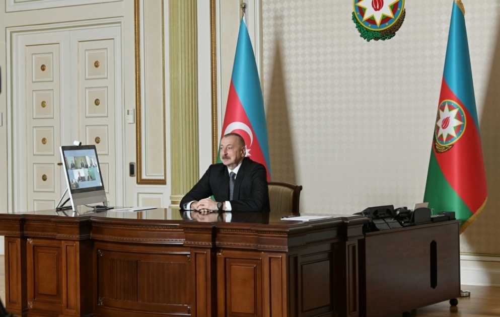 “Signify” şirkətinin təşəbbüsü ilə Prezident İlham Əliyevlə bu şirkətin rəhbərləri arasında videokonfrans keçirilib