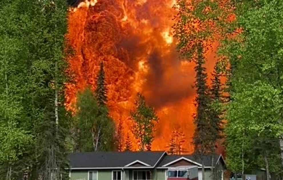Motorhome Fire Ends With An Explosion