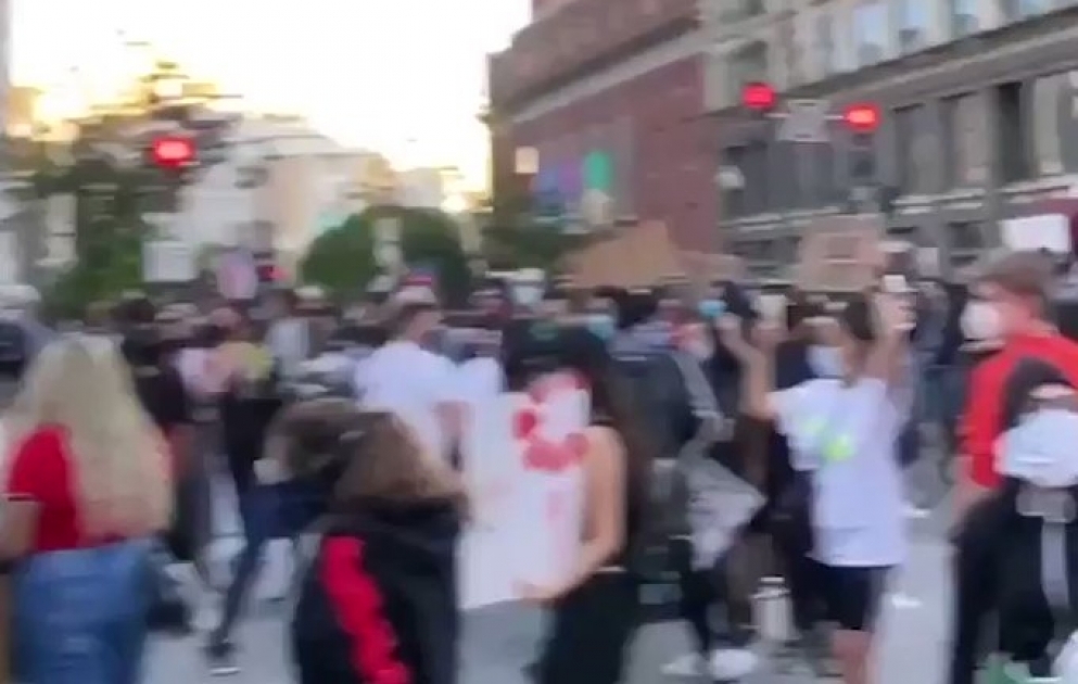Die Unruhen und zivilen Proteste gegen die rassistische Polizeigewalt in den USA haben sich auch auf die Hauptstadt Washington ausgeweitet