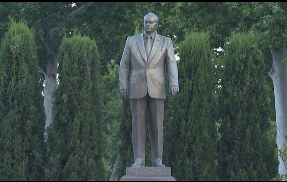 Prezident İlham Əliyev Tərtər rayonuna səfərə gəlib