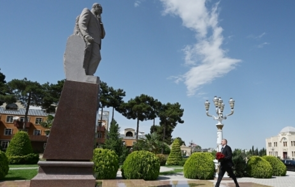 Поездка Президента Ильхама Алиева в Агджабединский район