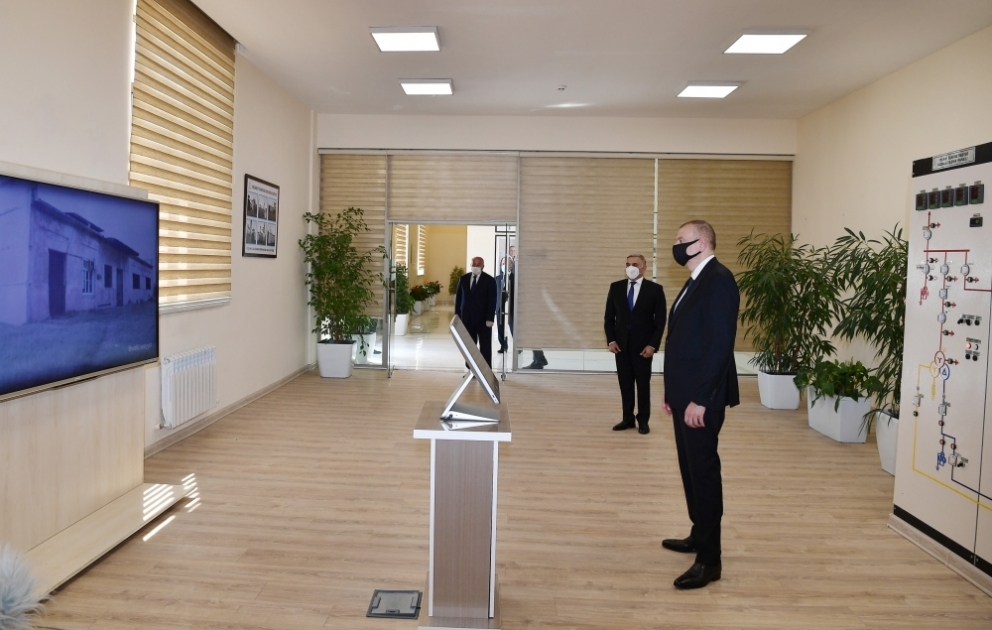 Prezident İlham Əliyev yenidən qurulan “Ağcabədi-2” elektrik yarımstansiyasının istifadəyə verilməsi mərasimində iştirak edib