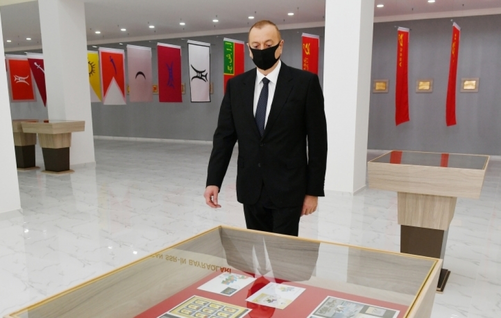 President Ilham Aliyev inaugurated State Symbols Museum in Tartar
