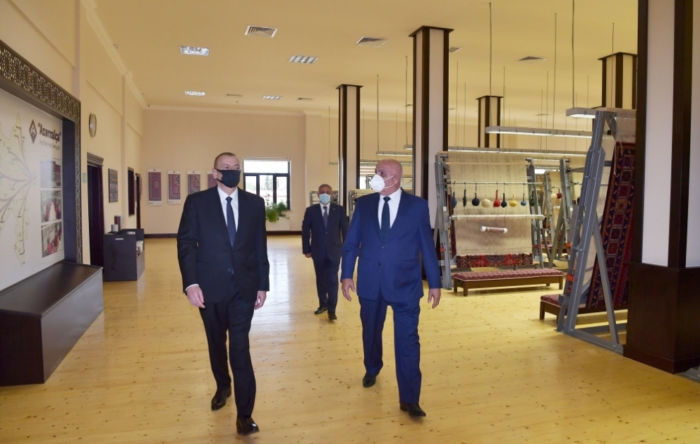 Terter-Filiale der Teppichfabrik von “Azerkhalcha“ eröffnet