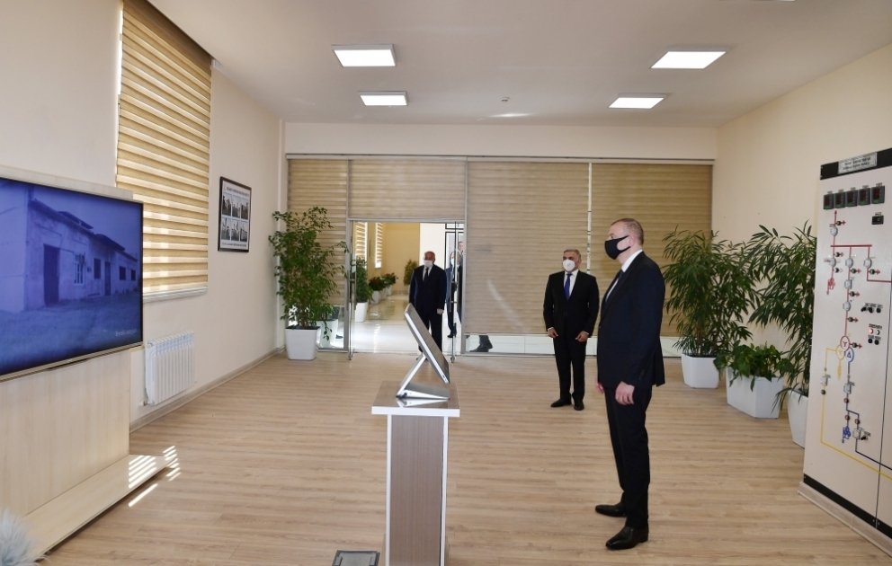 Le président Ilham Aliyev participe à la remise en service de la sous-station électrique Aghdjabédi-2
