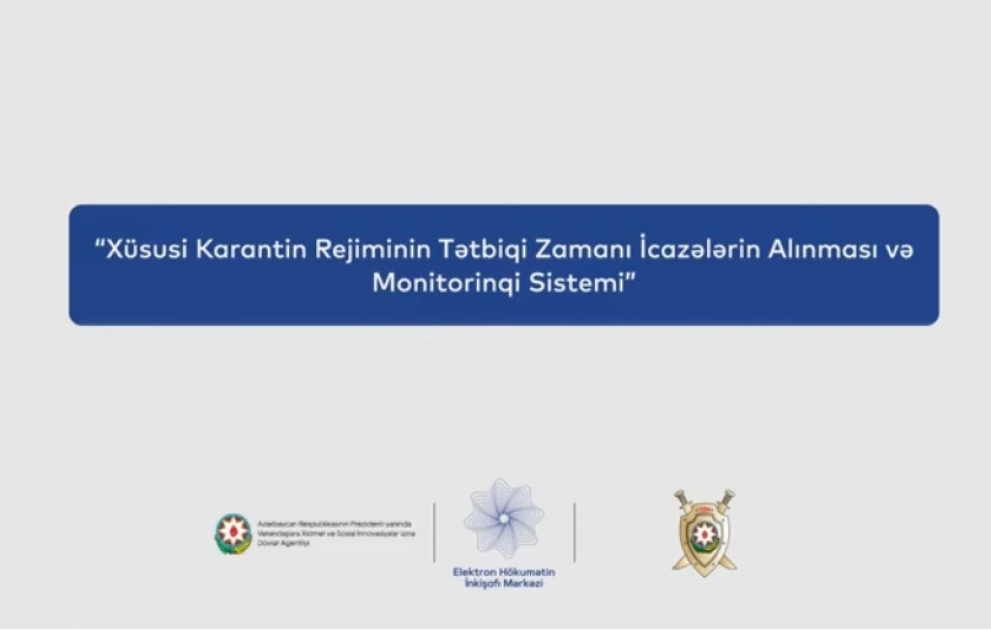 İcazələrin alınması ilə bağlı videotəlimat