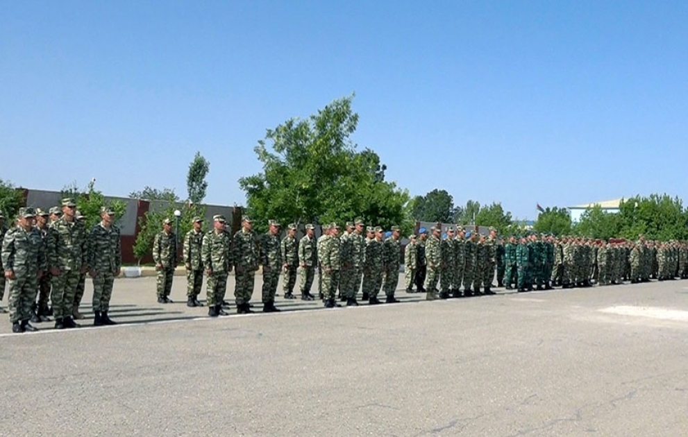 Naxçıvan Qarnizonunda hərbi qulluqçular arasında atletika və gimnastika üzrə birincilik keçirilib