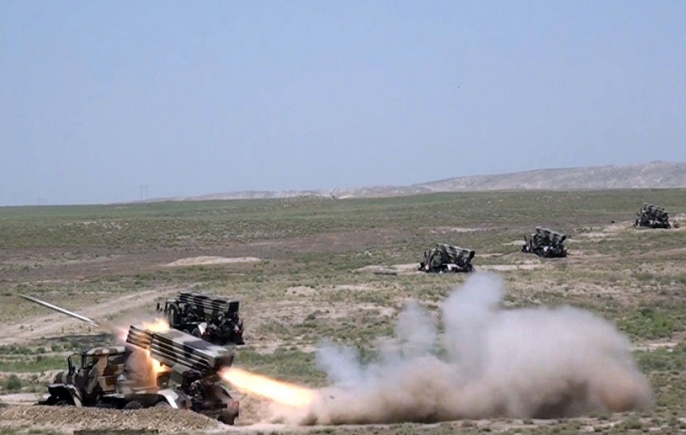 Artillery units conducted live-fire exercises