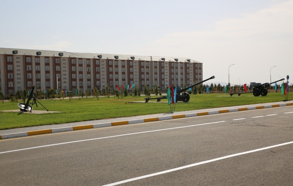 Defense Minister attended the opening of a new complex of buildings of the military camp