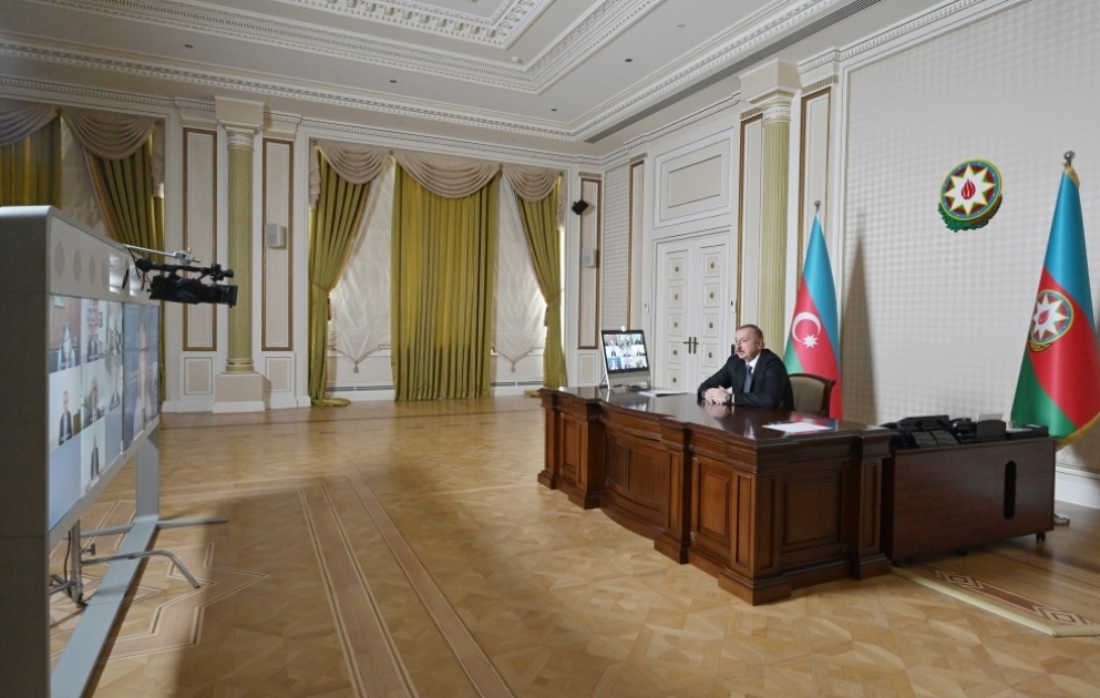 Une visioconférence se tient entre le président Ilham Aliyev et les représentants de la Banque mondiale