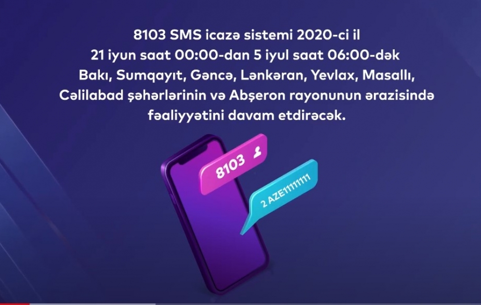 SMS icazə sistemi ilə bağlı təlimat