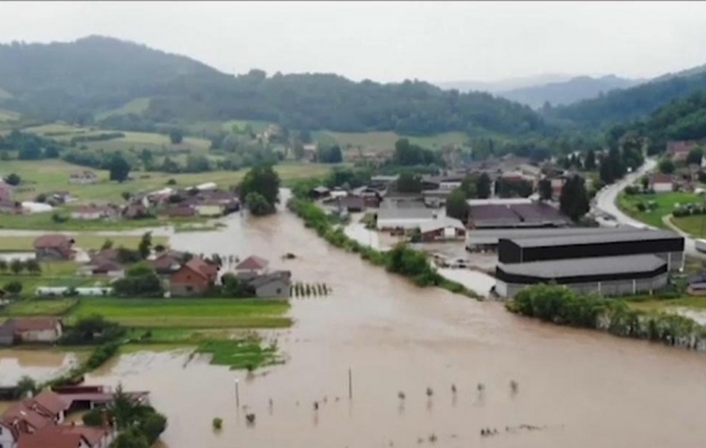 Heavy rain causes floods in Serbia and Bosnia & Herzegovina