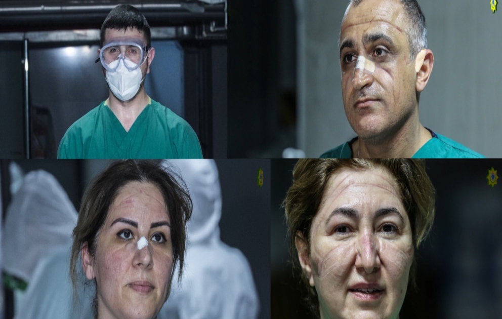 Mərkəzi Gömrük Hospitalının gözəgörünməz düşmənlə mübarizə aparan 
 QƏHRƏMAN HƏKİMLƏRİNİ BİZ DƏ TANIYAQ