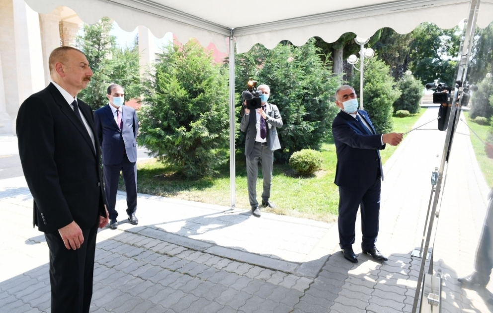 Gəncəçay çayı üzərindəki körpü bərpadan sonra istifadəyə verilib