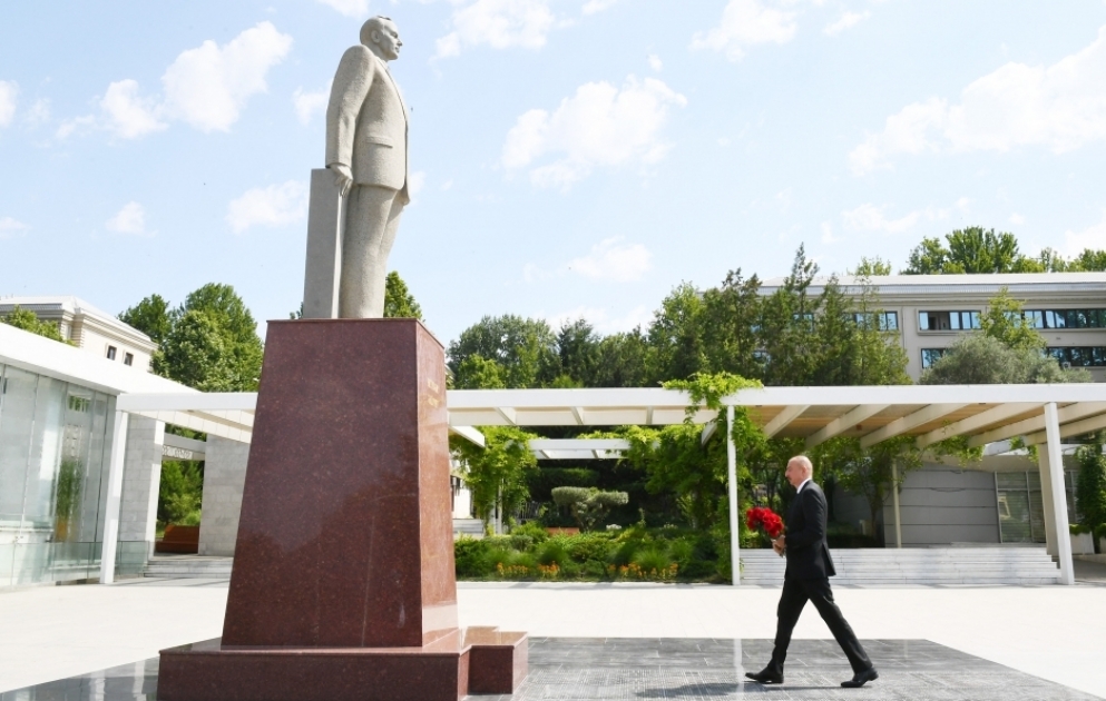 Президент Азербайджана Ильхам Алиев прибыл в город Мингячевир