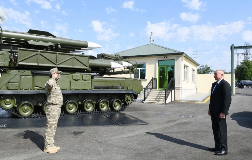 President Ilham Aliyev attended opening of Defense Ministry’s military unit