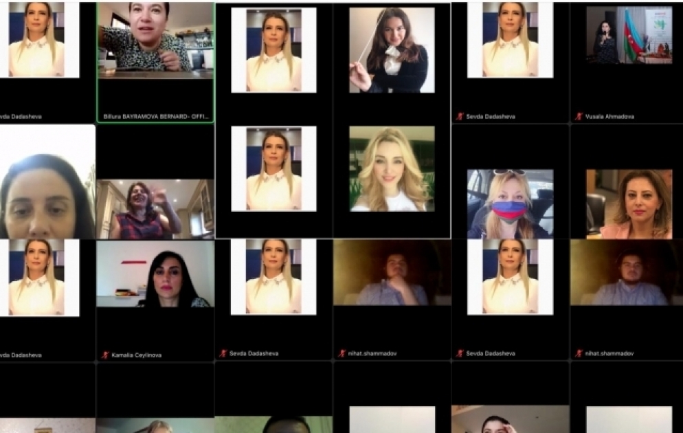 Avropada fəaliyyət göstərən “Azerbaijani Ladies Club” elmi vebinar keçirib