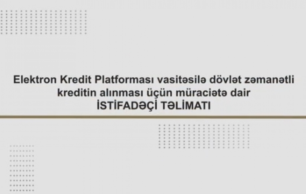 İqtisadiyyat Nazirliyi sahibkarlar üçün yeni platforma təqdim edib
