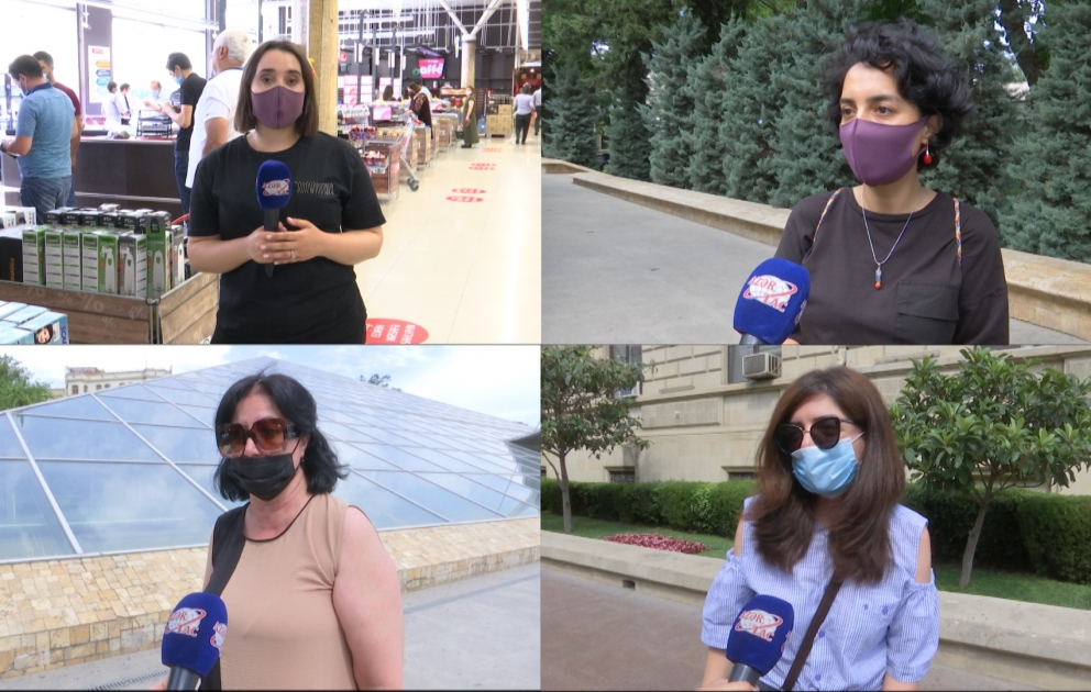 Şəhərdə  maska və sosial məsafə rejiminə necə əməl olunur  REPORTAJ