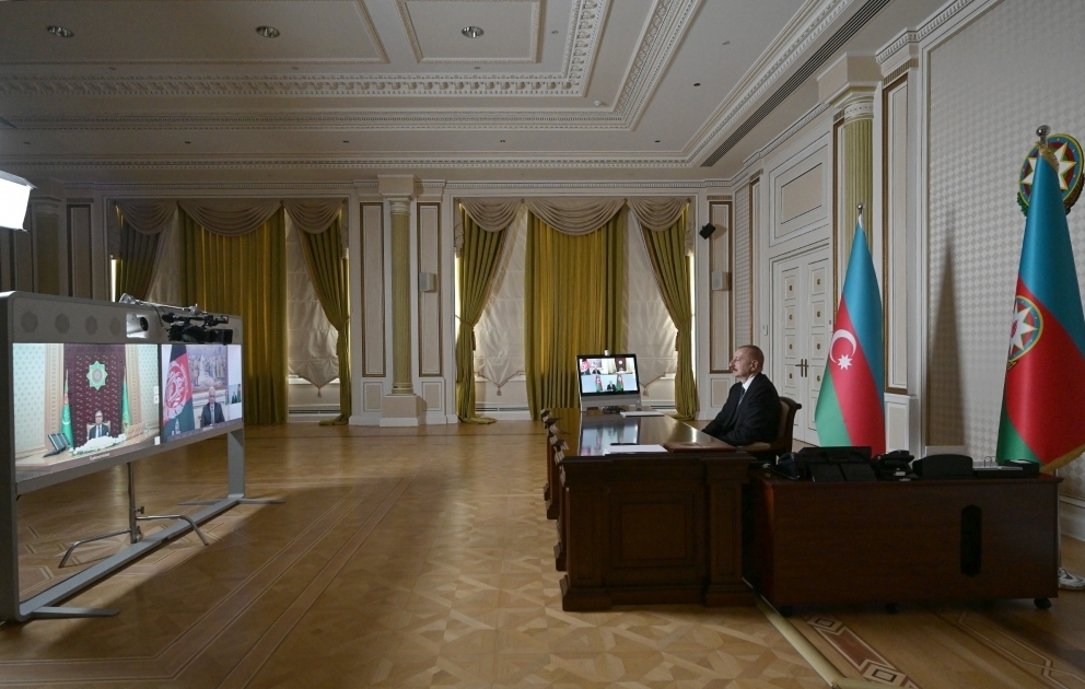 Les présidents azerbaïdjanais, afghan et turkmène se réunissent par visioconférence