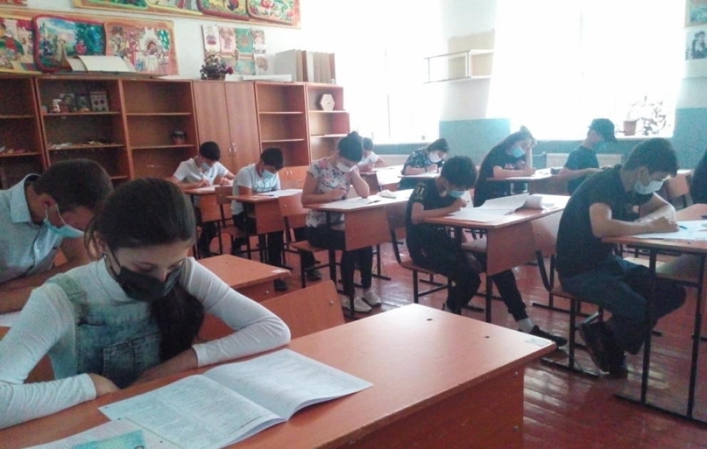 Qusar və Şabrandan olan 2023 məzun buraxılış (qəbul) imtahanlarında biliklərini sınayıb