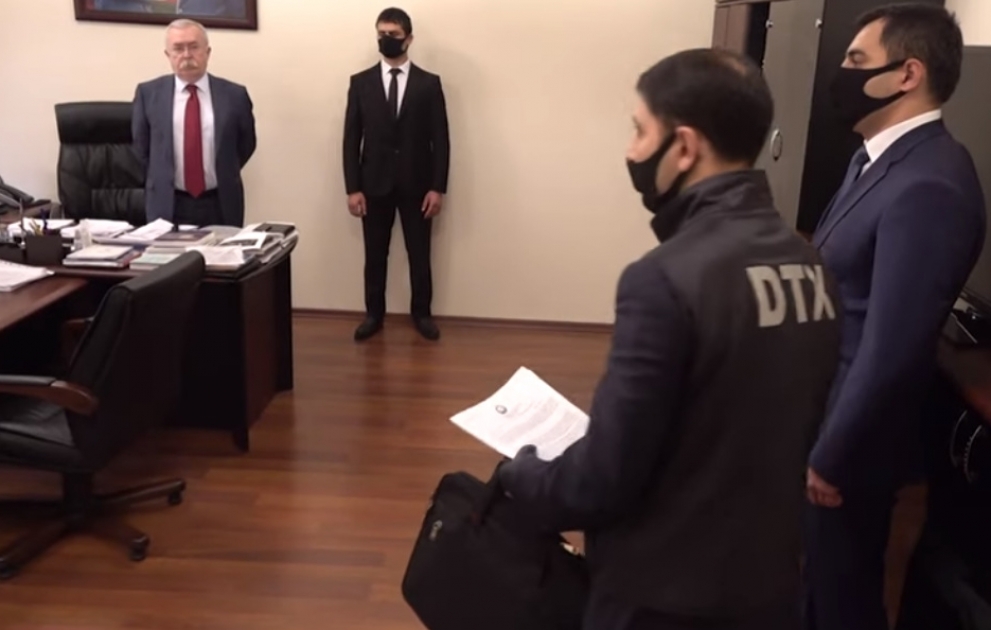 DTX Xarici İşlər Nazirliyində keçirdiyi əməliyyatın görüntülərini yayıb