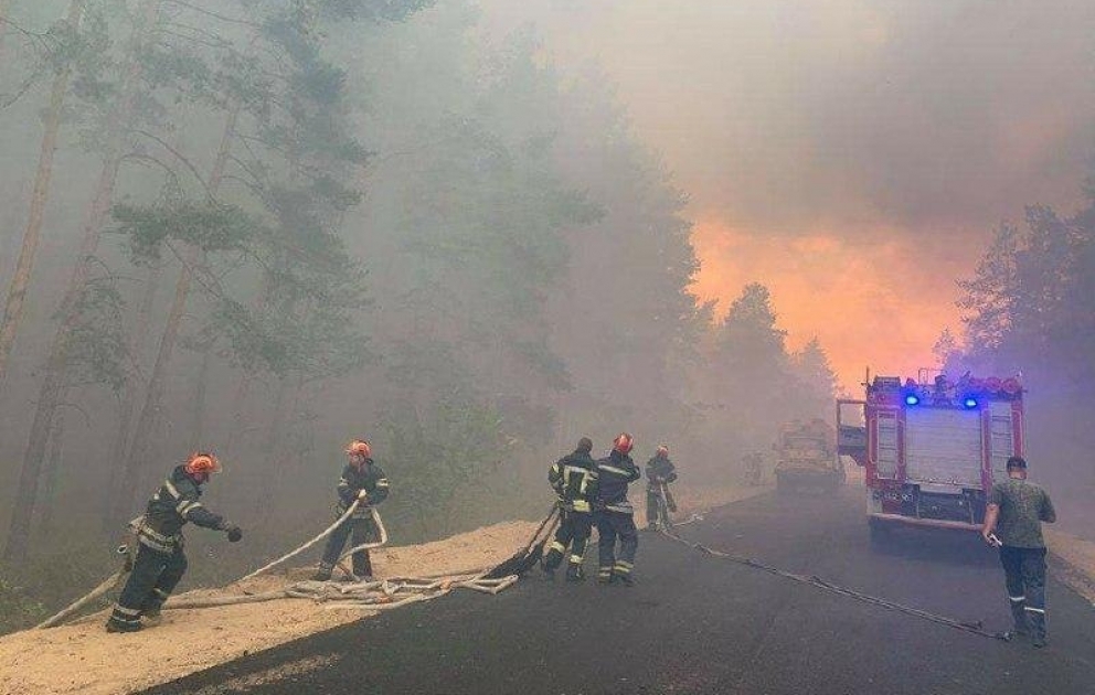 Six morts, neuf blessés dans des feux de forêt en Ukraine