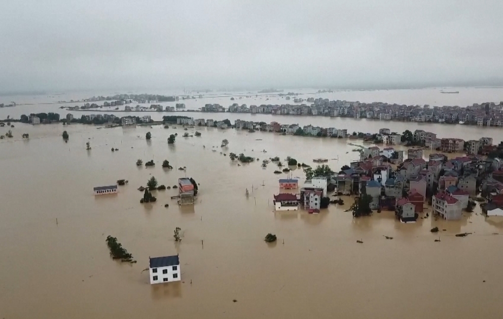 Çində daşqınlar 30 milyondan çox insana ziyan vurub