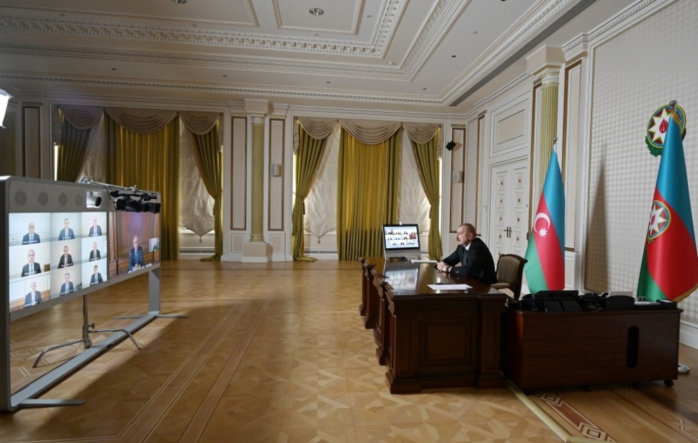 Prezident İlham Əliyevin sədrliyi ilə Nazirlər Kabinetinin 2020-ci ilin birinci yarısının sosial-iqtisadi inkişafının yekunlarına və qarşıda duran vəzifələrə həsr olunan iclası keçirilib