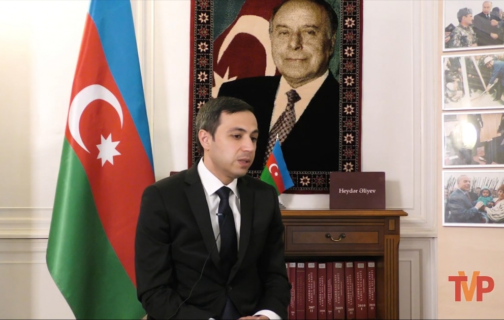 Azərbaycan səfiri İspaniyanın televiziya kanalına Ermənistanın ölkəmizə qarşı təxribatı ilə bağlı müsahibə verib