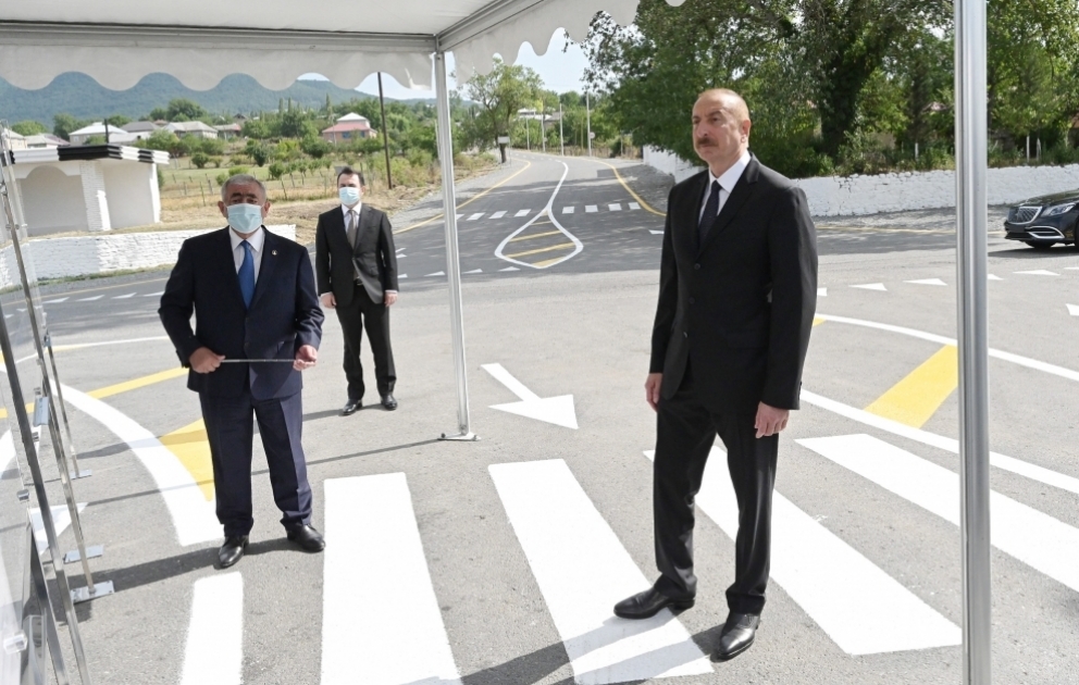 La route reconstruite Moughanly-Ismayilli-Tézékend-Aghboulag-Gochakend a été rouverte aux automobilistes