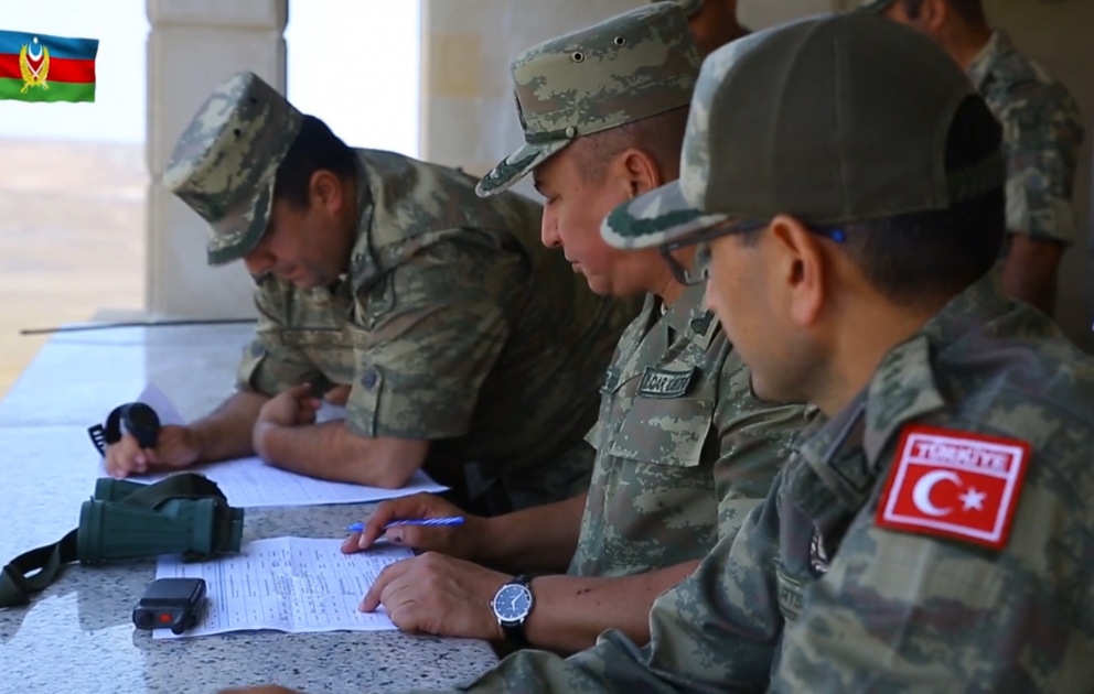 The first stage of the Azerbaijani-Turkish Joint Exercises is being held