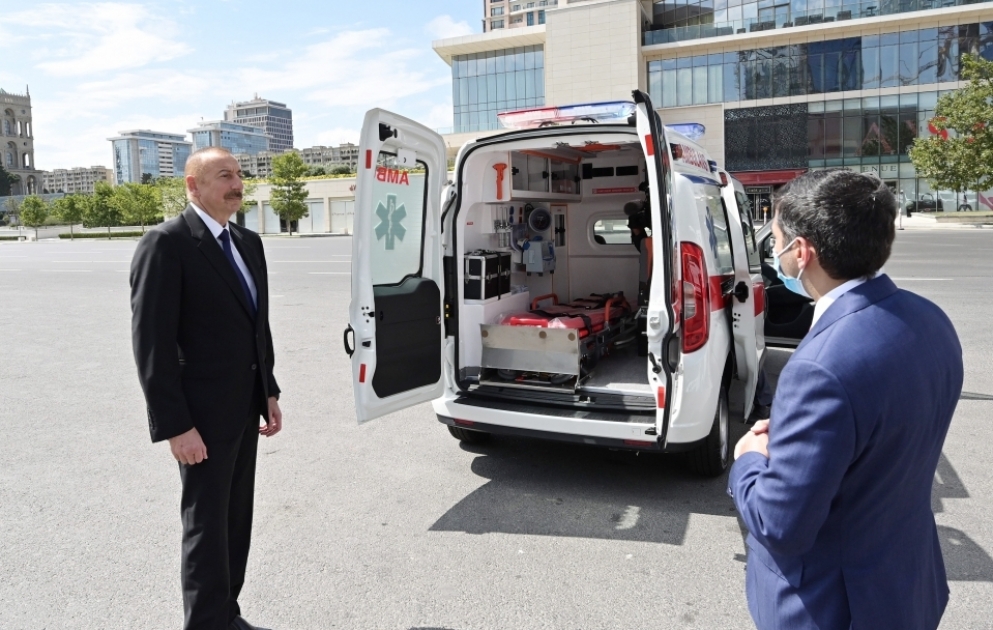 L’Azerbaïdjan a importé de nouvelles ambulances