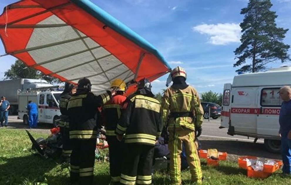 Два человека погибли при жесткой посадке мотодельтаплана в Подмосковье