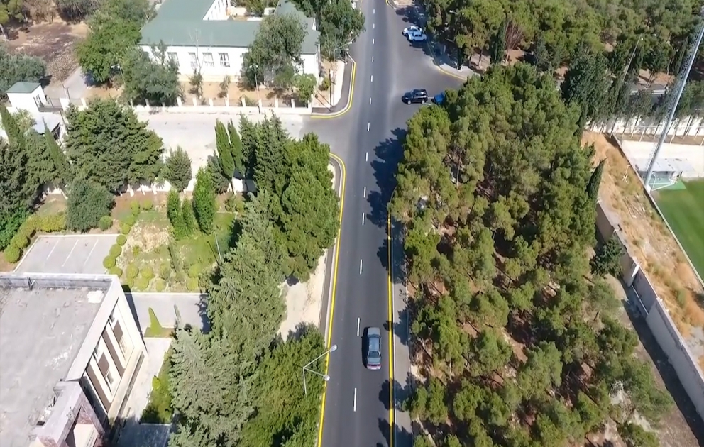 Suraxanı rayonunda təmirə ehtiyacı olan 18 kilometr yol yenidən qurulur