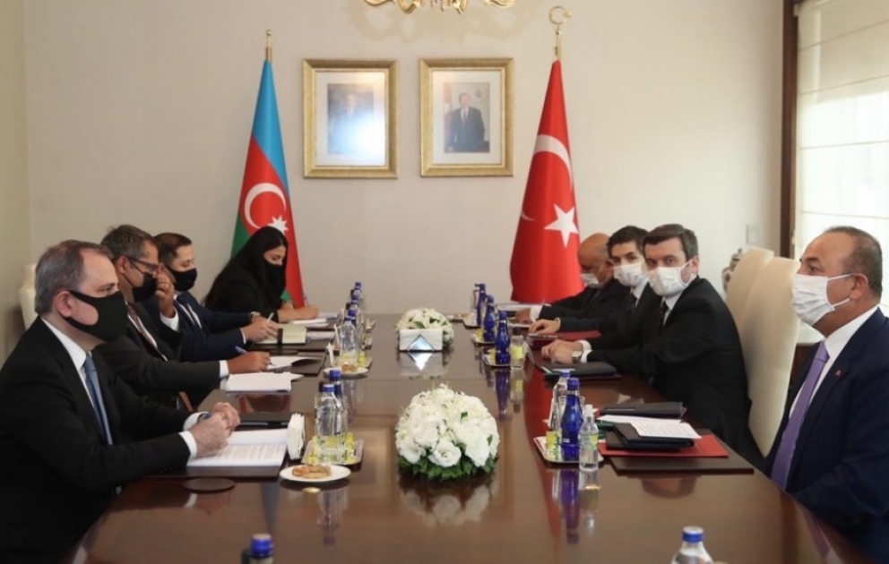 Ankarada Azərbaycanın və Türkiyənin Xarici İşlər nazirlərinin görüşü keçirilib