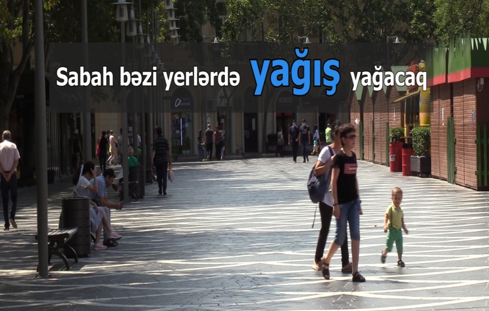 Sabah bəzi yerlərdə yağış yağacaq