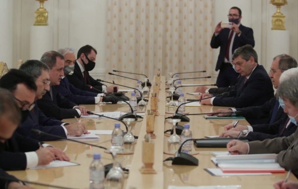 Moskvada Azərbaycan və Rusiya Xarici İşlər nazirlərinin görüşü olub