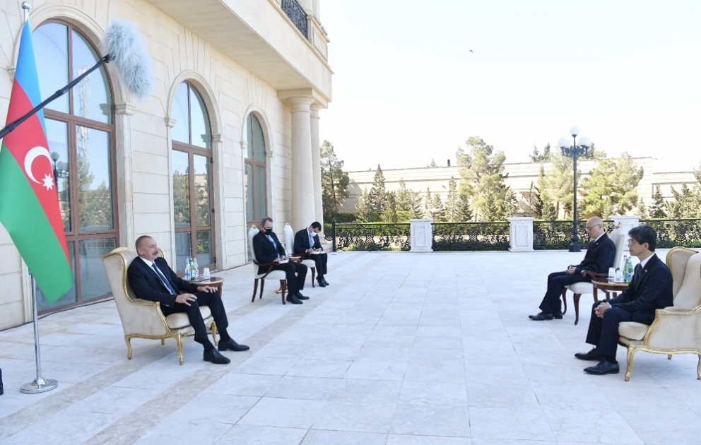 President Ilham Aliyev received credentials of incoming Japan ambassador