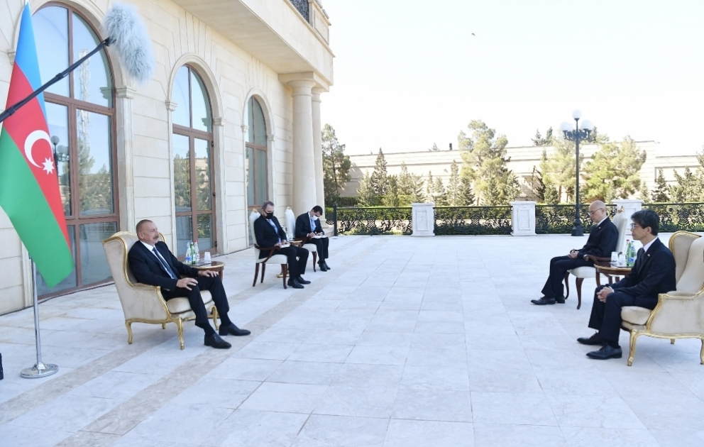 Prezident İlham Əliyev: Yapon maliyyə institutlarının dəstəyi ilə icra etdiyimiz iki mühüm layihə enerji təhlükəsizliyimizə böyük töhfədir