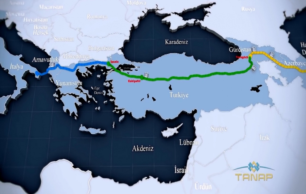 Azərbaycanın qazının TAP vasitəsilə Avropaya test rejimində nəqlinə başlanılıb