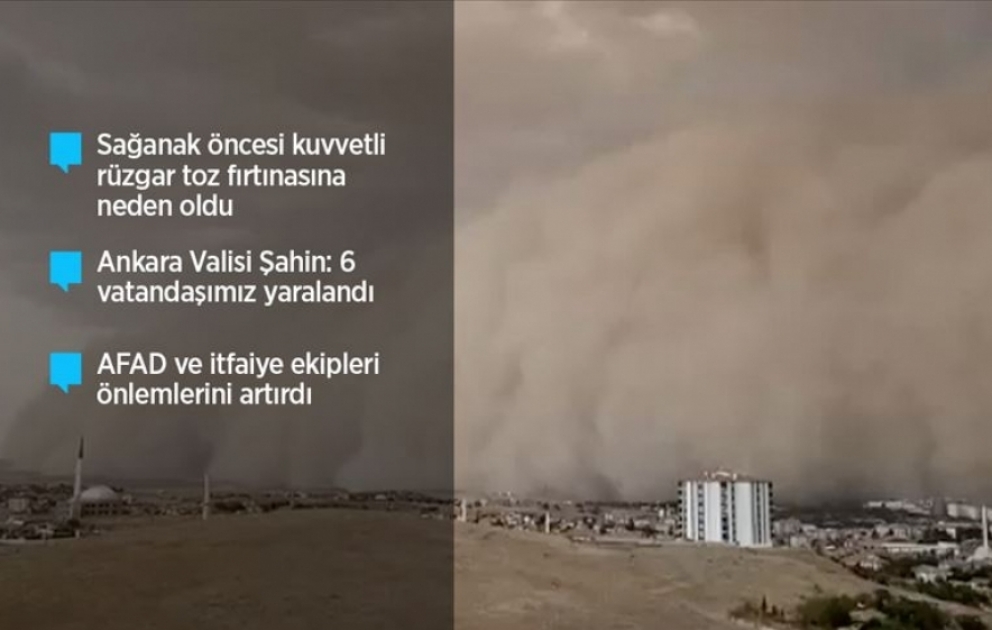 Ankarada əlverişsiz hava şəraiti bir sıra problemlər yaradıb