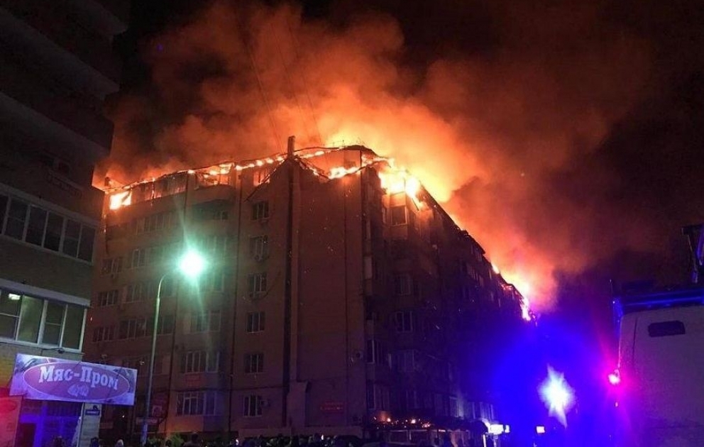 Rusiyada yaşayış binasında yanğın baş verib