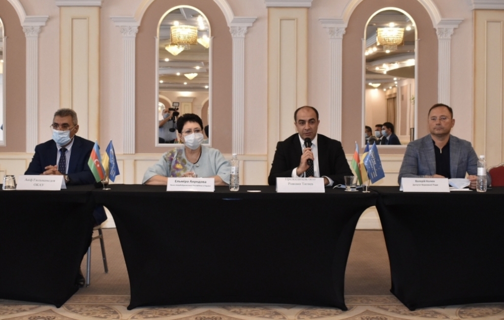 Ukraynadakı Azərbaycan diasporunun fəaliyyəti müzakirə edilib