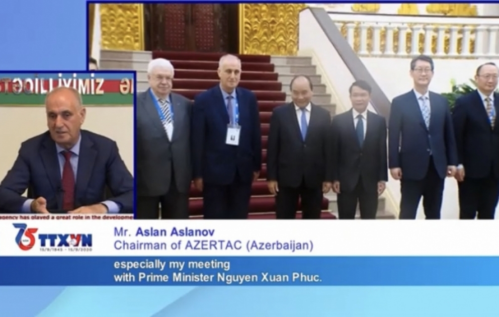 AZƏRTAC ilə VNA həm ikitərəfli formatda, həm də beynəlxalq media təşkilatları çərçivəsində uğurla əməkdaşlıq edir