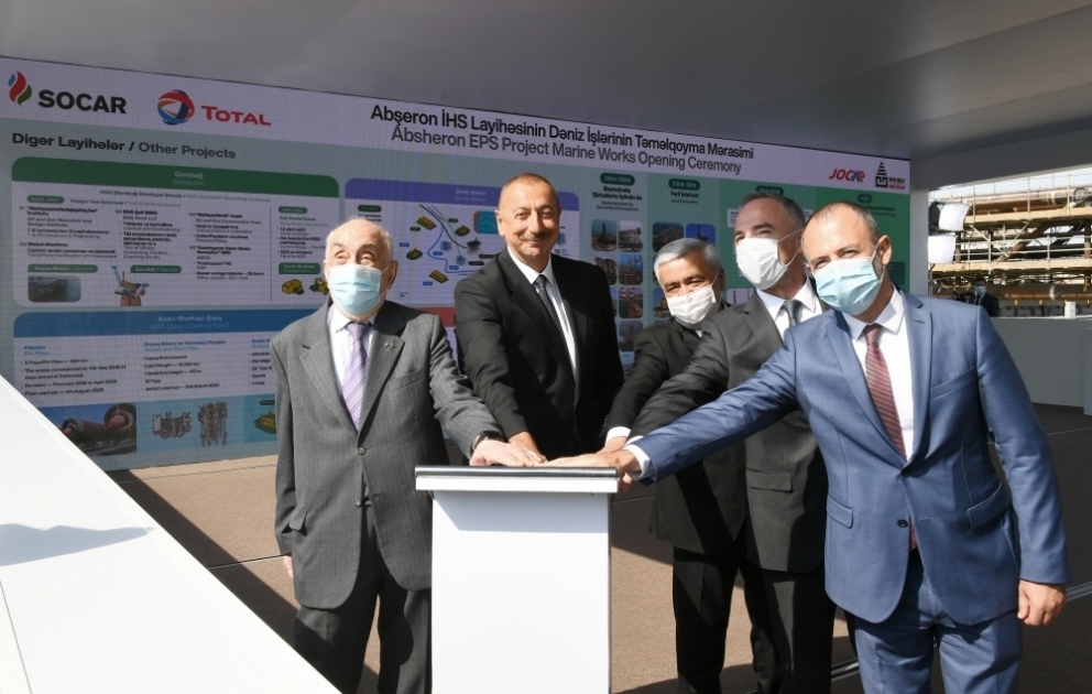 Prezident İlham Əliyev: “Abşeron” qaz-kondensat yatağının yeni mərhələsi başlayır