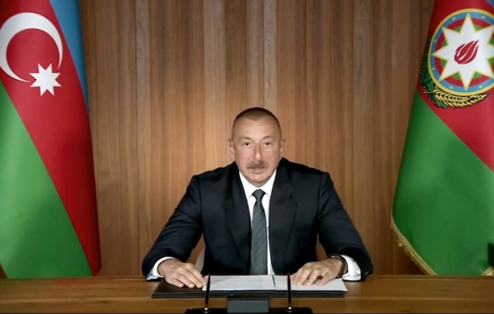 Le président Ilham Aliyev est intervenu au débat général de la 75e session de l’Assemblée générale de l’ONU