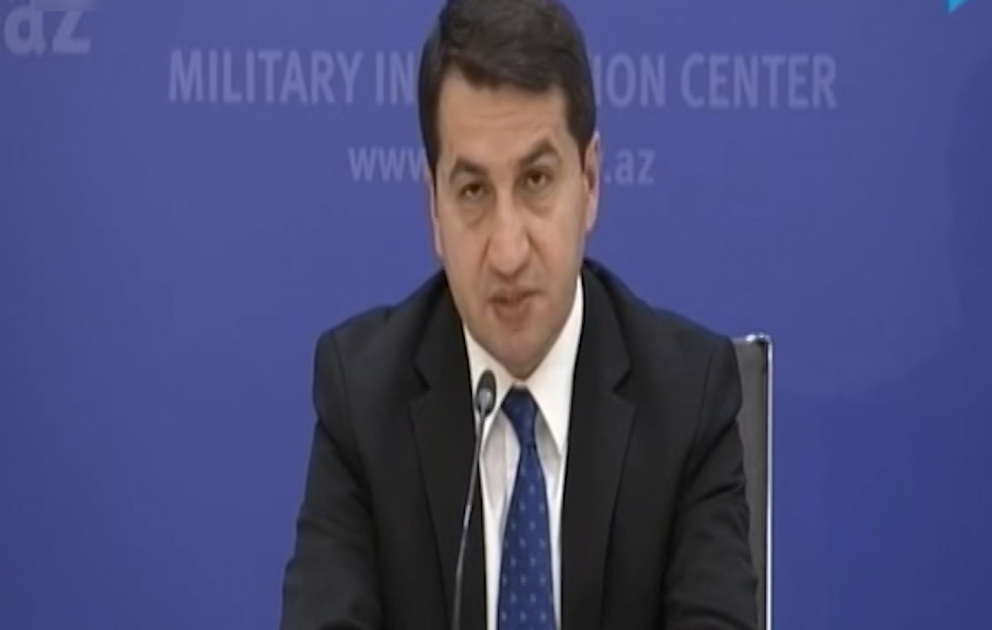 Hikmət Hacıyev:Ermənistanın bu təxribatının mahiyyətində faşizm xisləti dayanır