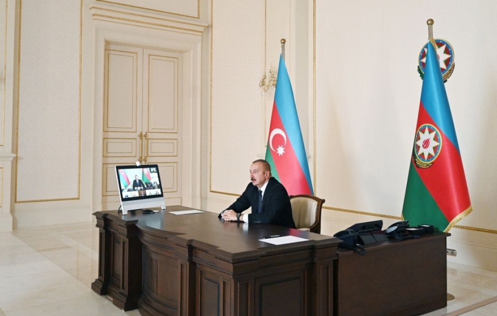 Le Conseil de sécurité se réunit sous la présidence du président Ilham Aliyev